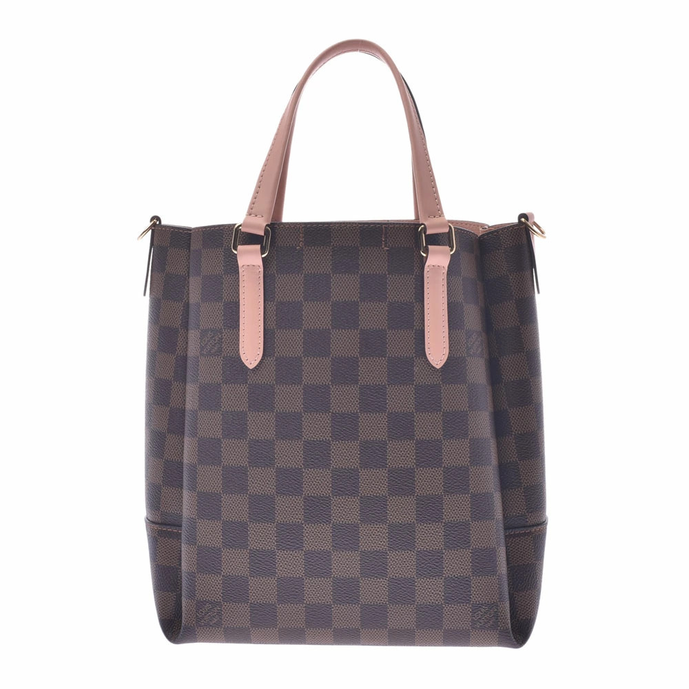 LOUIS VUITTON Damier Belmont NV Venus Canvas Handbag